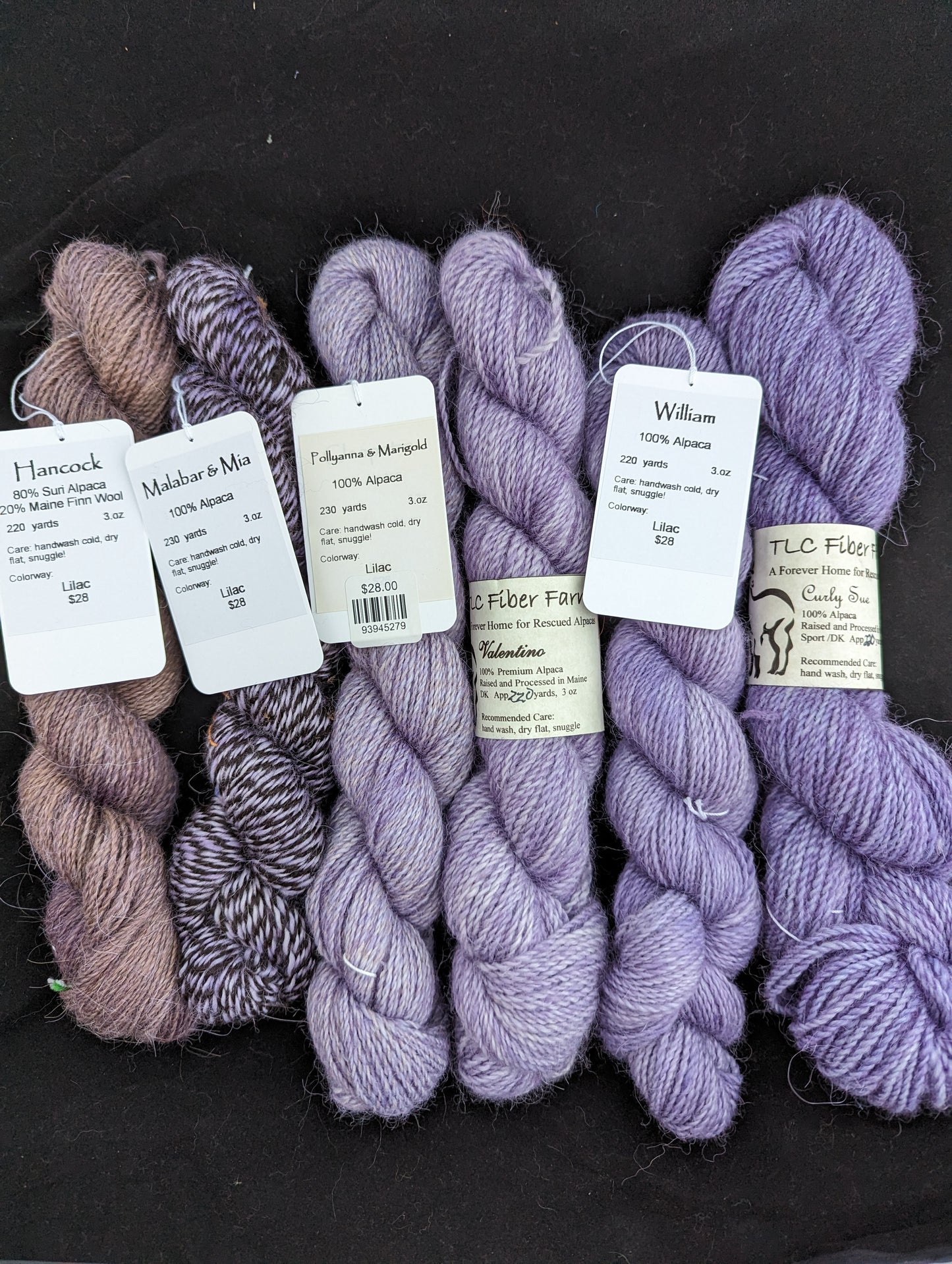Lilac Alpaca Yarn
