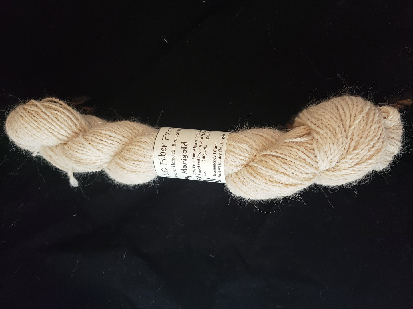Marigold - Natural alpaca yarn