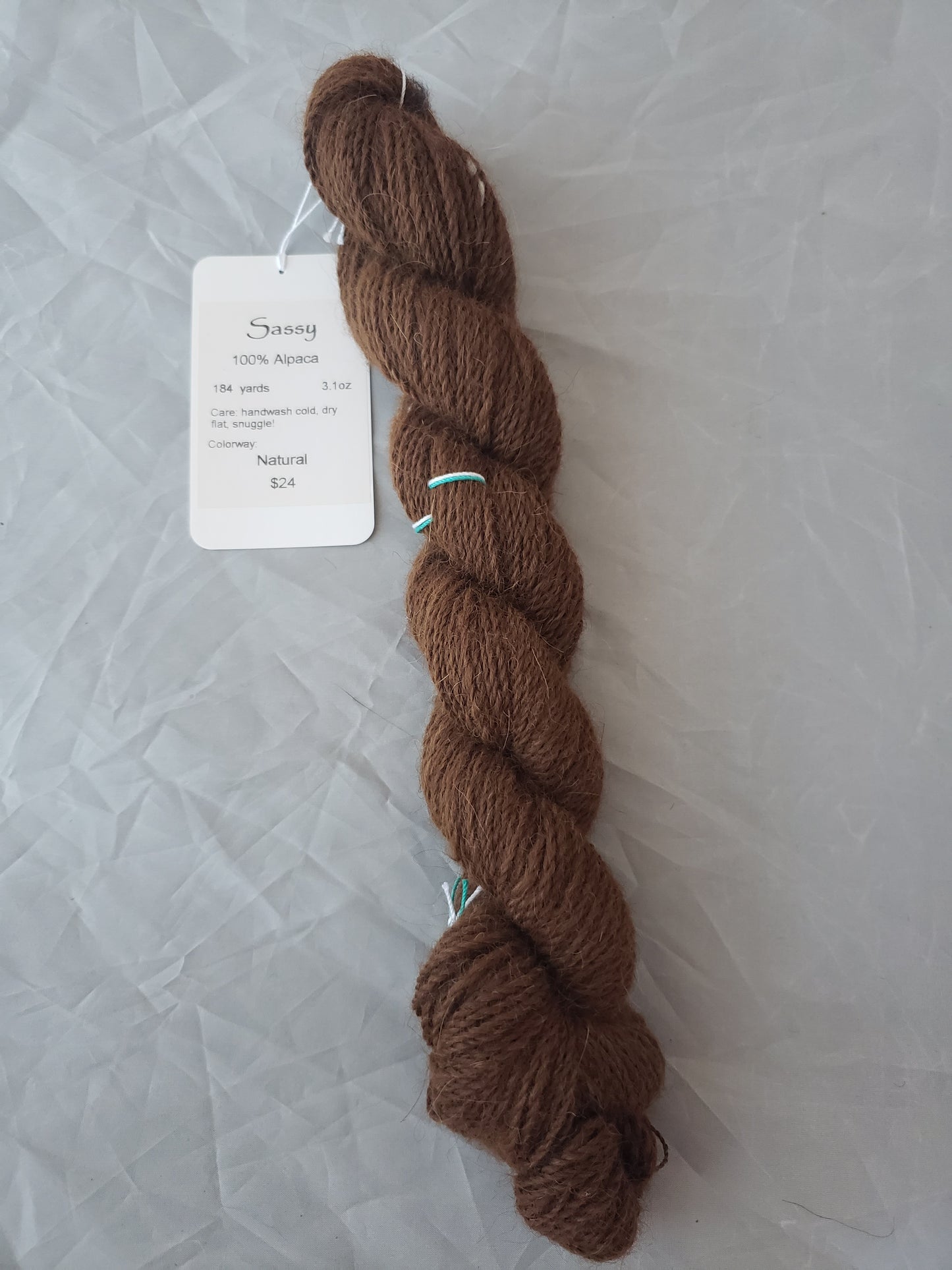 Sassy - Natural alpaca yarn